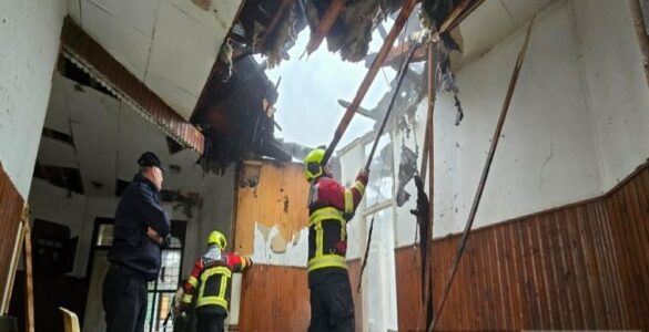 Zjarri në Prizren, digjen 6 lokale pranë Stacionit të Autobusëve