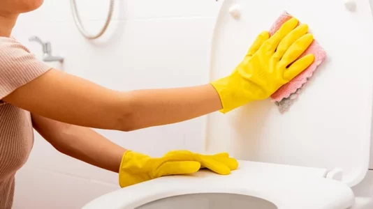 Si të hiqni njollat e verdha nga kapaku i tualetit