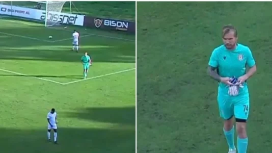 E rrallë: Portieri i KF Bylysit largohet kokë më vete nga fusha në shenjë revolte ndaj shokëve të skuadrës