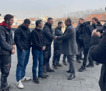 Lulzim Aliu viziton kompaninë Swiss Metal Construction në Gurëz të Ferizajt