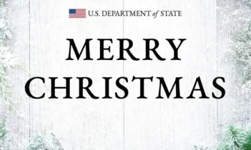 Ambasada amerikane në Kosovë: Krishtlindje të gëzuara për të gjithë ata që festojnë