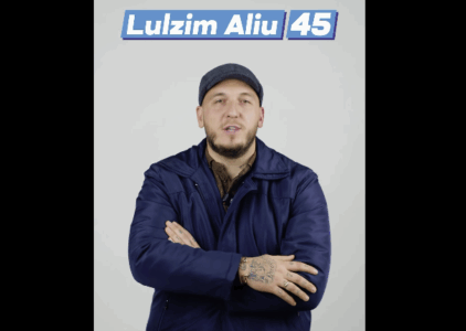 Mozzik krah Lulzim Aliut: Secila votë e juaja ndaj axhës tem është votë edhe për mu dhe nder për familjen tonë