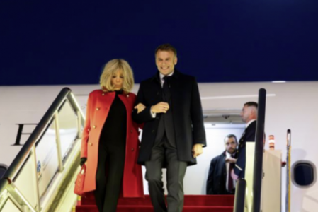 Presidenti francez Macron mbërrin në Pekin, vizitë zyrtare 3-ditore