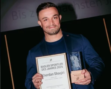 Xherdan Shaqiri shpallet sportisti më i mirë i Baselit për vitin 2025
