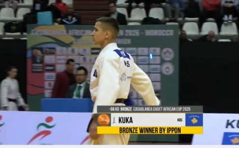 Kosova lë gjurmë në Moroko, xhudisti Jon Kuka fiton medaljen e bronztën në ”Casablanca Cadet African”