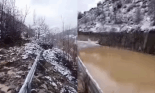 Shembet masivi i dheut në Shëngjergj të Tiranës, izolohet i gjithë fshati