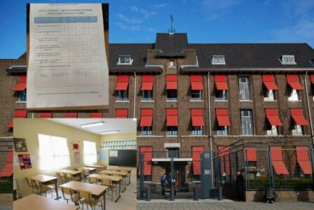 Gjykata Speciale mban ligjërata me nxënësit e shkollave të mesme, njëri ua shkruan “Free Hashim Thaçi”