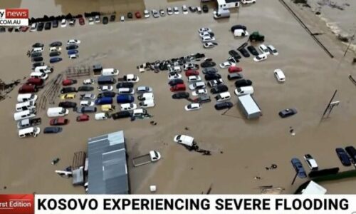 Vërshimet në Kosovë, lajm në Australi