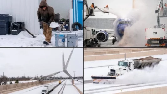 Stuhia në SHBA lë 850,000 njerëz pa energji elektrike, anulohen 10,000 fluturime