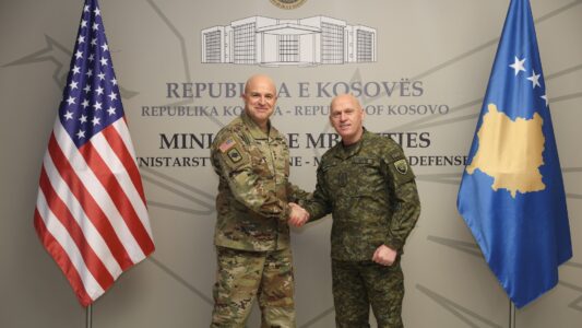 Komandanti i FSK’së pret në takim Drejtorin e Gardave Kombëtare të SHBA-së