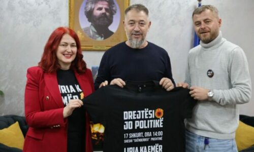 Skenderaji i jep mbështetje të fuqishme marshit “Drejtësi, jo politikë” më 17 shkurt”