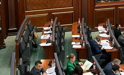 Rezoluta e Kuvendit për krerët e UÇK-së, Lista Serbe lëshon sallen