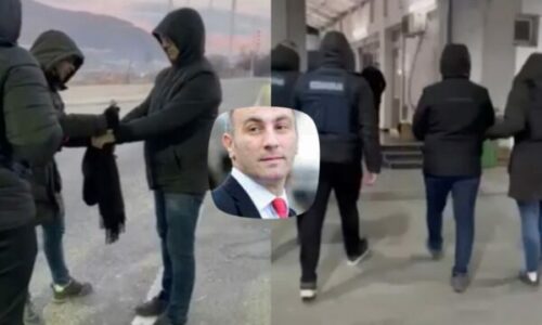 Momenti kur Artan Grubi arrestohet nga Policia