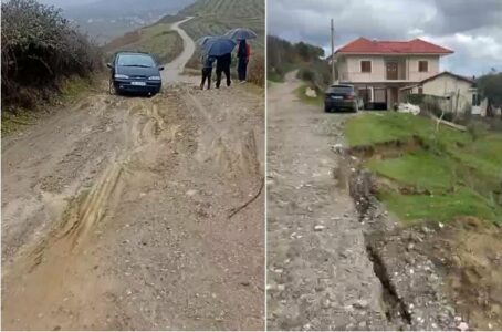 Tre banesa në rrezik nga çarja e tokës në Peqin, rruga e pakalueshme për automjetet
