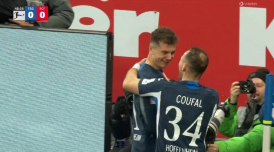 Asllani shënon golin e radhës të Hoffenheim (VIDEO)