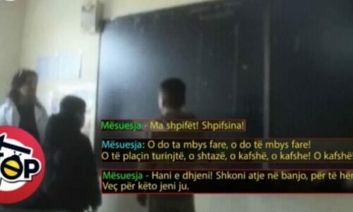 “Ta plas kokën, kafshë, idiote” – dhuna brutale e një mësueseje në një shkollë në Kamëz