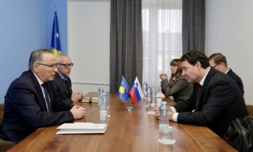 Hamza takohet me përfaqësuesin e Sllovenisë për Ballkanin Perëndimor, i shpreha mirënjohje për mbështetjen e tyre për Kosovën