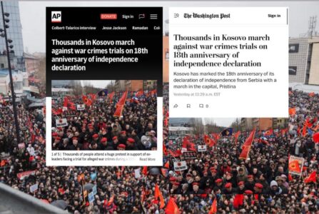 “Protestuesit sfiduan motin e ftohtë”, “Mijëra njerëz marshuan” – Washington Post dhe AP raportojnë për protestën e djeshme