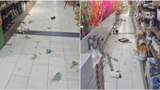 Tërmeti shkakton dëme materiale në një market në Prizren