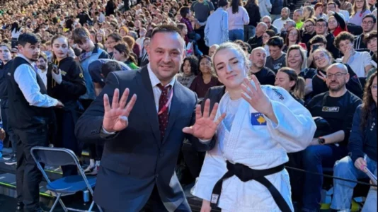 “Grand Slami i Parisit flet shqip, Kosova mbi të gjitha”, Driton Kuka reagon pasi Distria Krasniqi u stolis me të artën