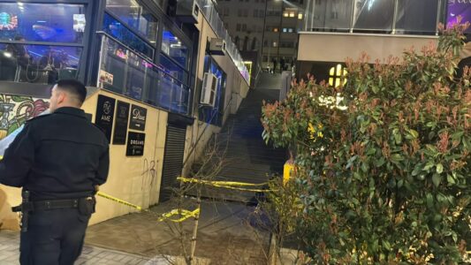 Pamje nga vendi ku ndodhi plagosja e zyrtarit të IPK’së