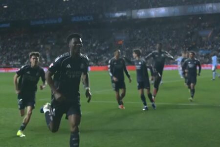 Supergol nga Tchouameni, Reali kalon në epërsi ndaj Celta Vigos