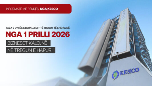 Faza e dytë e liberalizimit të tregut të energjisë: Nga 1 Prilli 2026 bizneset kalojnë në treg të hapur