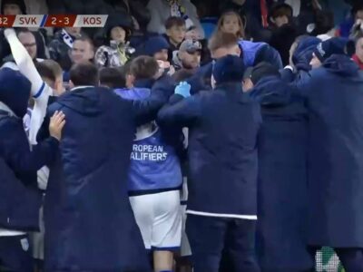 GOOOOOOOOOL – Kosova shënon golin e tretë, jemi duke fituar në Bratisllavë