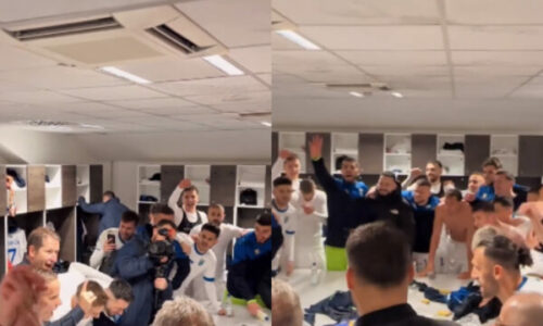 Zbulohet fjalimi emocionues e motivues i Franco Fodës pas ndeshjes me Sllovakinë (VIDEO)