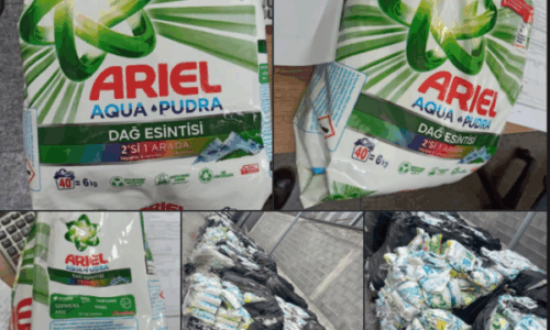 Dogana asgjëson mallra të falsifikuara me markën tregtare “Ariel”