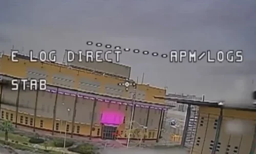 Videoja e publikuar nga milicia pro-iraniane tregon një dron që fluturon mbi ambasadën amerikane në Irak