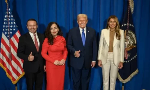 Melania Trump e fton Zotërinë e Parë, Prindon Sadriun në Shtëpinë e Bardhë