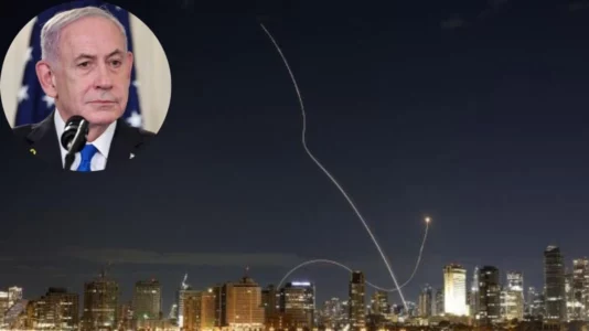 Raketa iraniane godet  ‘disa metra’ larg zyrës së Netanyahut