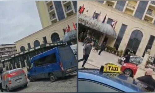 Njësia K9 kontrollon hotelin para mbërritjes së Kombëtares turke
