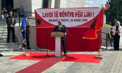 Haradinaj nga Krusha e Madhe: Siguria është jetike, duhet ta mbajmë fort me Amerikën që të mos na përsëritet historia