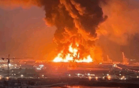 Sulm ndaj bazës amerikane në Irak, një pjesë e aeroportit në flakë