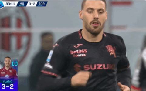 Vllashiq i saktë nga penalltia, Torino ngushton rezultatin