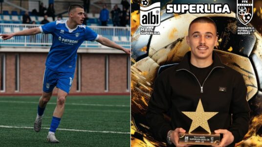 Realizoi dy gola ndaj Prishtinës, Laurent Xhylani shpallet “Ylli i Javës” në Superligën e Kosovës