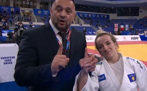 E jashtëzakonshme: Distria Krasniqi fiton medaljen e artë në Kampionatin Evropian të xhudos