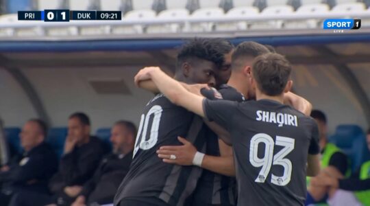 Dy gola të shpejtë në ndeshjen Prishtina – Dukagjini