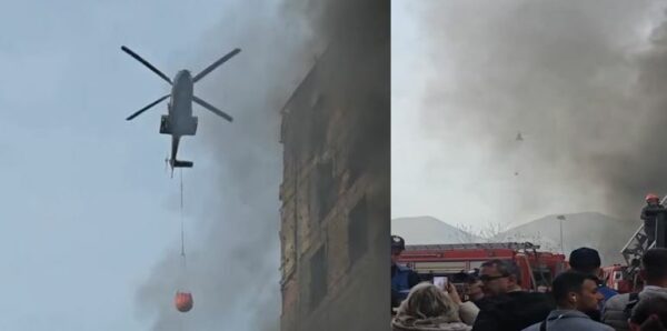 Zjarrfikësit: Flakët përfshinë të gjitha katet e ndërtesës në Tiranë, shtatë të lënduar