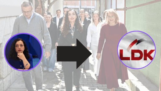 “Po pyes qytetarët” –  Kthimi në LDK apo parti e re? Fushata e hershme e Vjosa Osmanit nëpër komuna